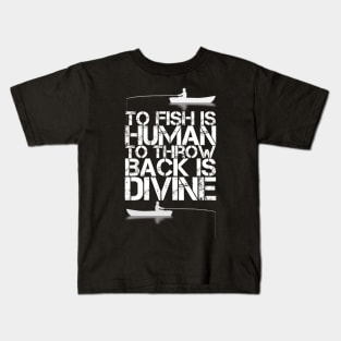 To Throw Back Is Divine Kids T-Shirt